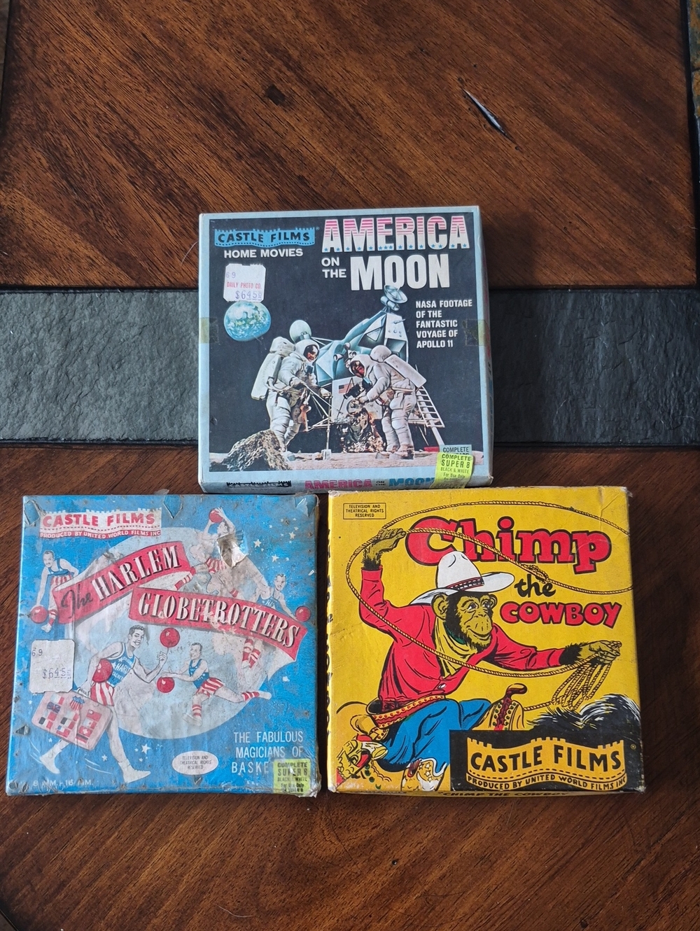 Vintage 8mm Movies Trio Globetrotters Still In Plastic